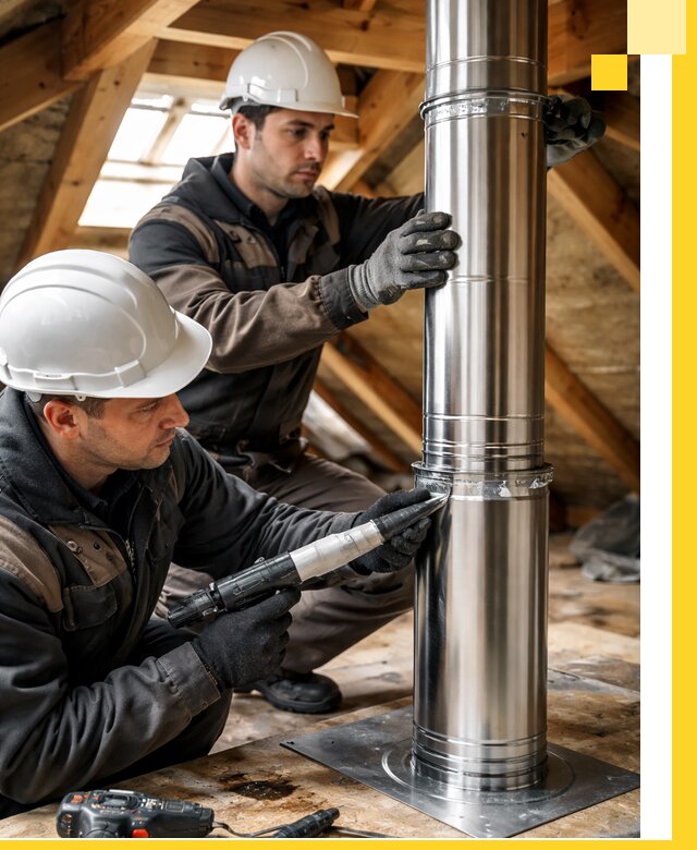 Монтаж дымоходов для каминов в Кирове с гарантией качества