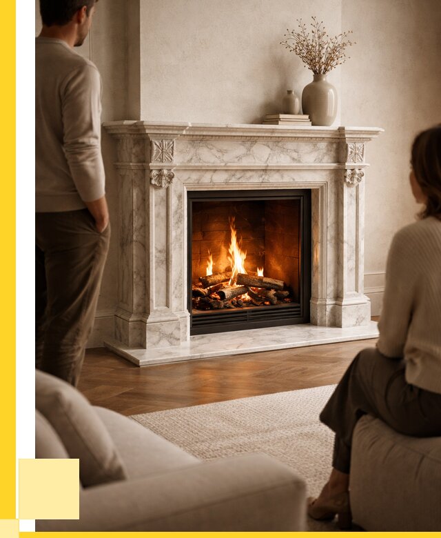 Мраморные камины под ключ в Кирове от 259050 р. | ЭриданКри