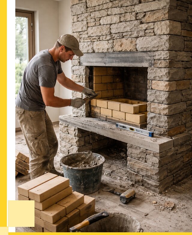 Кладка каминов и камина в Кирове от 25905 р. ЭриданКри