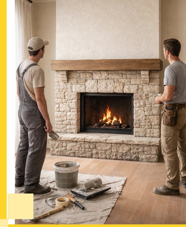 Отделка каминов в Кирове от 6735 р. под ключ | ЭриданКри