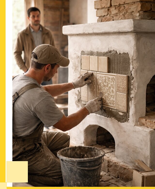 Отделка печей и банных печей в Кирове от 36267 р. | ЭриданКри