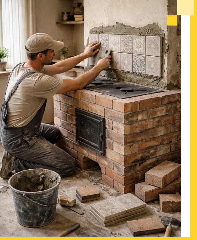 Печи с плитой на заказ монтаж гарантия и сервис в Кирове