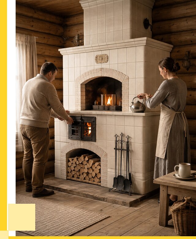 Русские печи в Кирове: установка от 155430 р. ЭриданКри