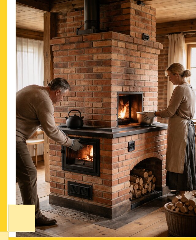 Печи для загородного дома под ключ в Кирове от 82896 р. | ЭриданКри