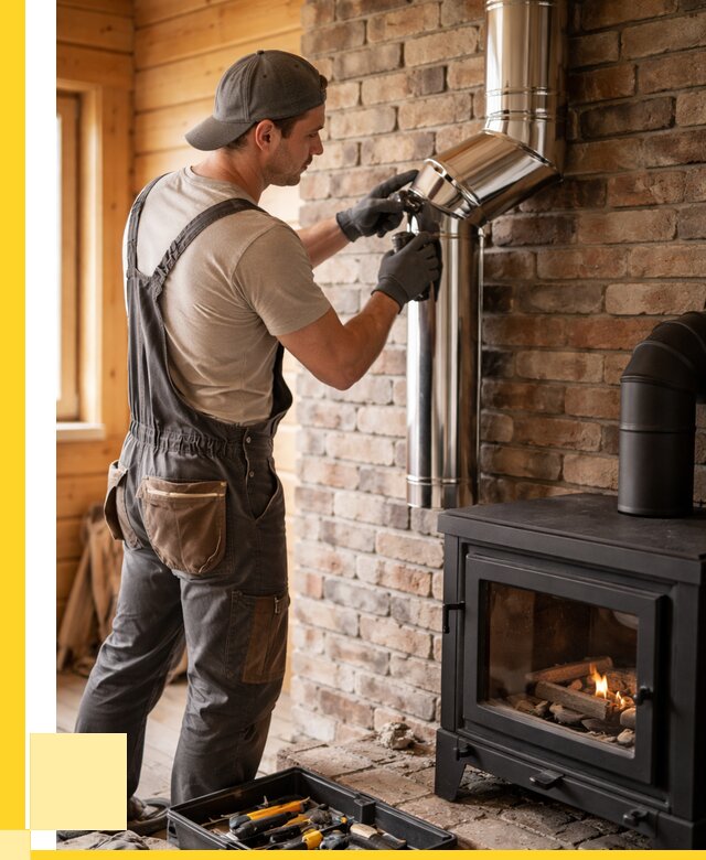 Монтаж дымоходов для печей в Кирове от 7772 р. | ЭриданКри