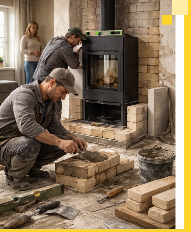 Печи и камины под ключ: проект, установка в Кирове