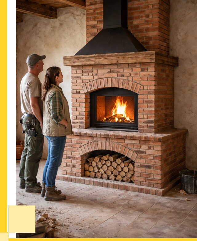 Печи камины из кирпича в Кирове от 124344 р. | ЭриданКри