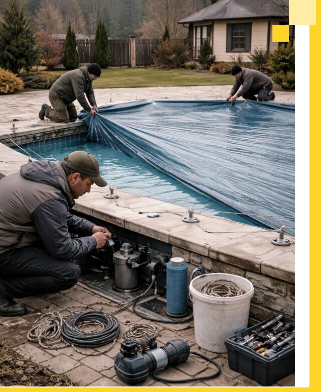 Консервация бассейнов в Кирове: подготовка к длительному хранению