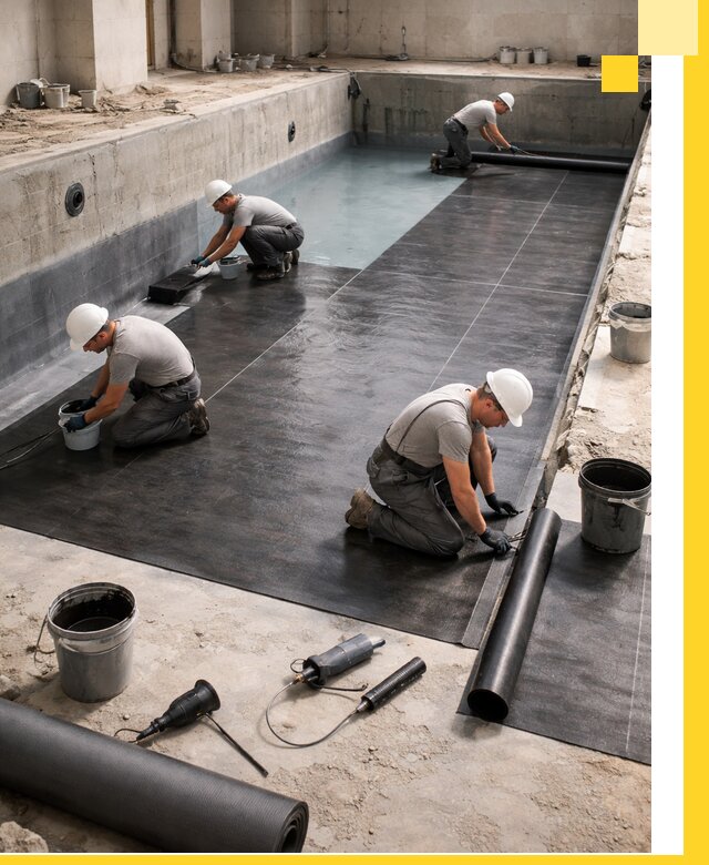 Профессиональная гидроизоляция бассейнов и чаш в Кирове под ключ