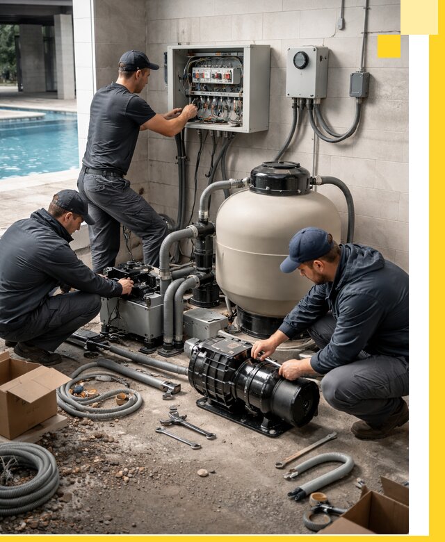 Профессиональный монтаж оборудования для бассейнов в Кирове