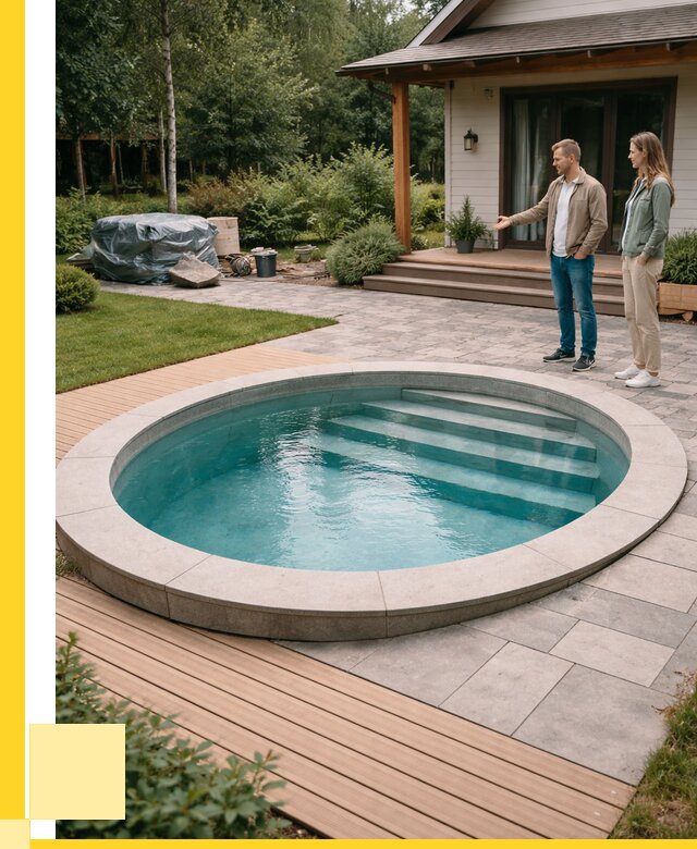 Бассейн на даче под ключ в Кирове от 207240 р., ЭриданКри