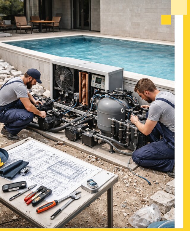 Проектирование и монтаж бассейнов с подогревом в Кирове