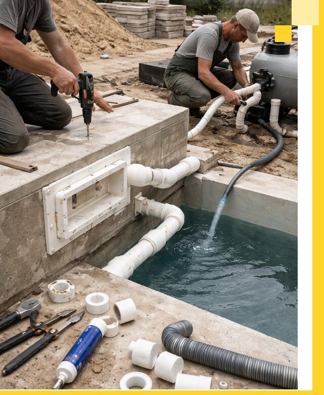 Строительство скиммерных бассейнов под ключ в Кирове