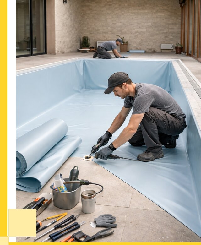 Пленка ПВХ для бассейнов в Кирове от 2591 р. | ЭриданКри