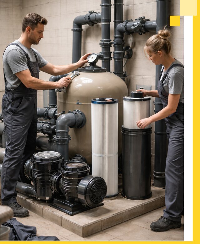 Фильтры и системы фильтрации для бассейнов в Кирове