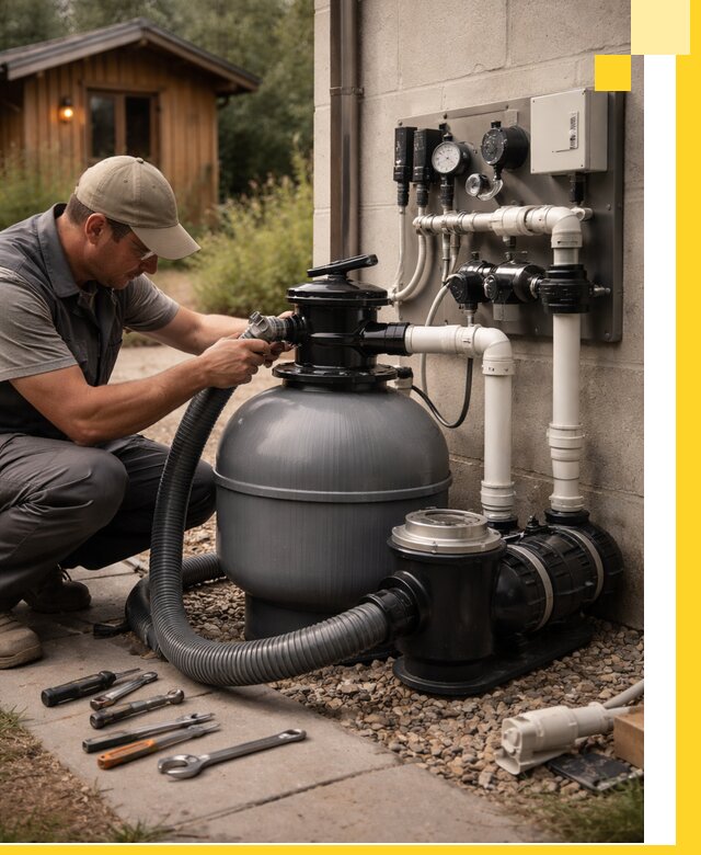 Продажа и монтаж фильтров и насосов для бассейнов в Кирове