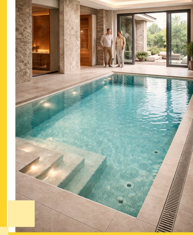 Бассейн во дворе в Кирове: проект, отделка от 1243440 р. | ЭриданКри