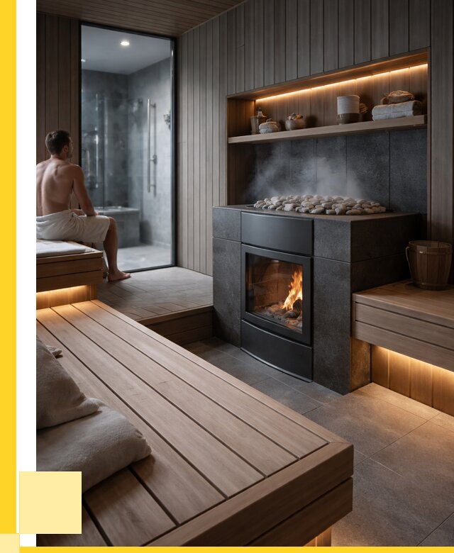 Проект сауны в частном доме в Кирове от 36267 р. | ЭриданКри