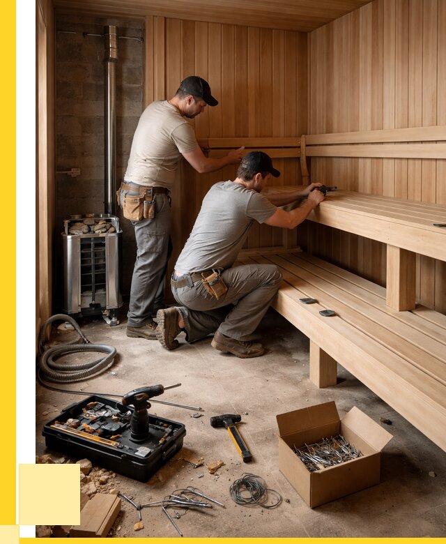 Монтаж саун под ключ в Кирове от 124344 р. | ЭриданКри
