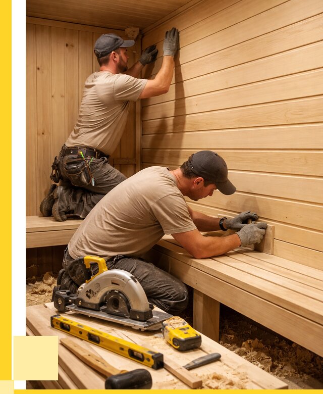 Обшивка саун вагонкой в Кирове от 2591 р. | ЭриданКри