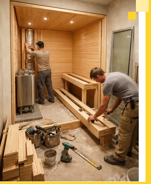 Проектирование и установка домашних саун под ключ в Кирове