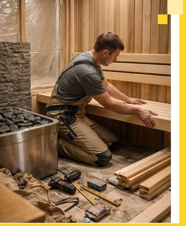 Сауны для дома под ключ с проектированием и монтажом в Кирове