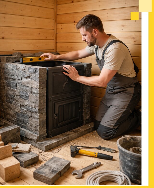 Производство и установка печей для саун под ключ в Кирове