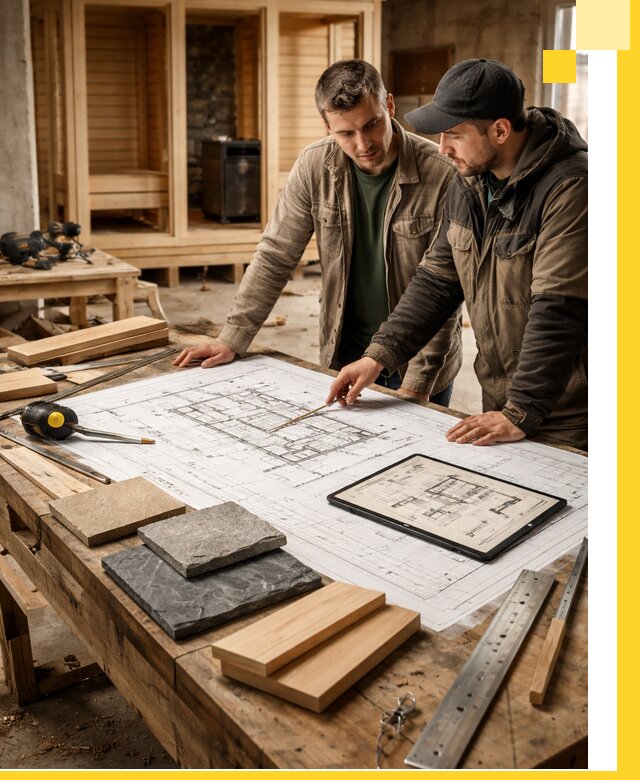 Проекты бань под ключ и планы строительства в Кирове