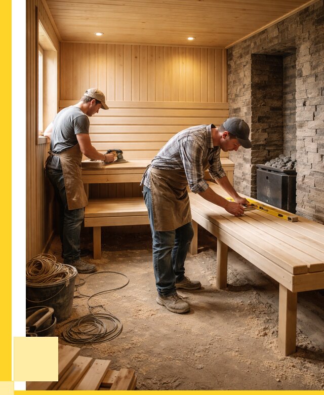 Отделка бани в Кирове: внутренняя отделка от 3109 р. | ЭриданКри