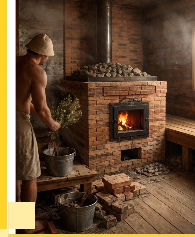 Кирпичные банные печи в Кирове от 93258 р. | ЭриданКри