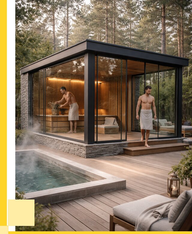 Стеклянные бани и двери в Кирове от 466290 р. | ЭриданКри