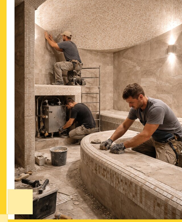 Монтаж хамамов под ключ в Кирове от 259050 р. ЭриданКри