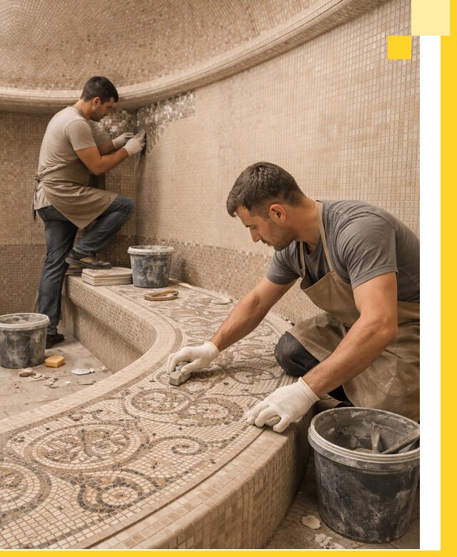 Плитка для хамама в Кирове, укладка, подбор и поставка